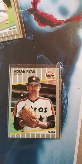 1989 Fleer # 368 Nolan Ryan Houston Astros Baseball Card